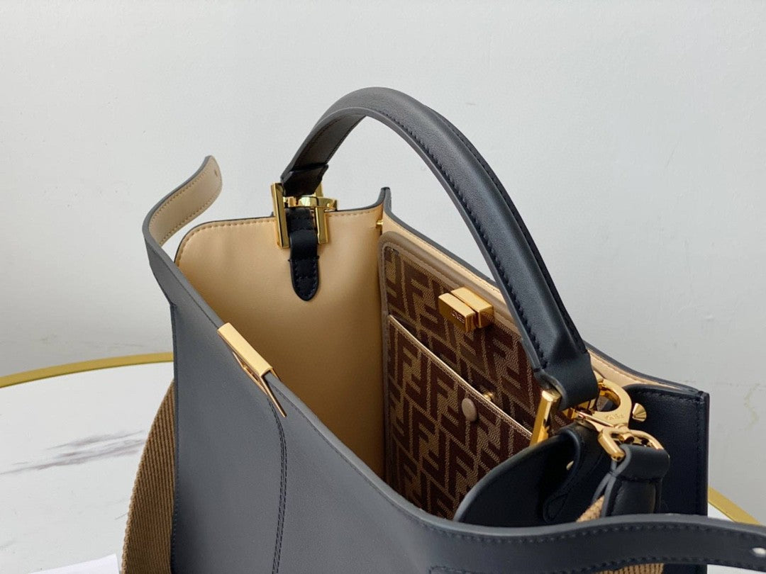 Top QualityTop Quality Peekaboo X-Lite Tote Medium Navy Blue Bag For Woman 30cm/12in