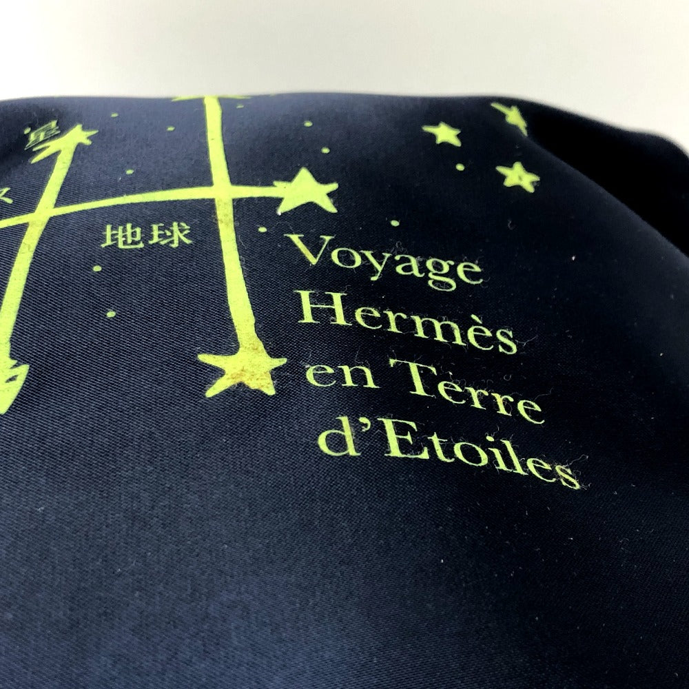 HERMES Backpack canvas blue Star Travel Exhibition 1999 Limited Sherpa Backpack Women  d