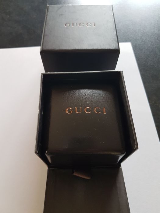 Gucci -   spinning ring, 18K white gold and Diamond - Ring size 9.75