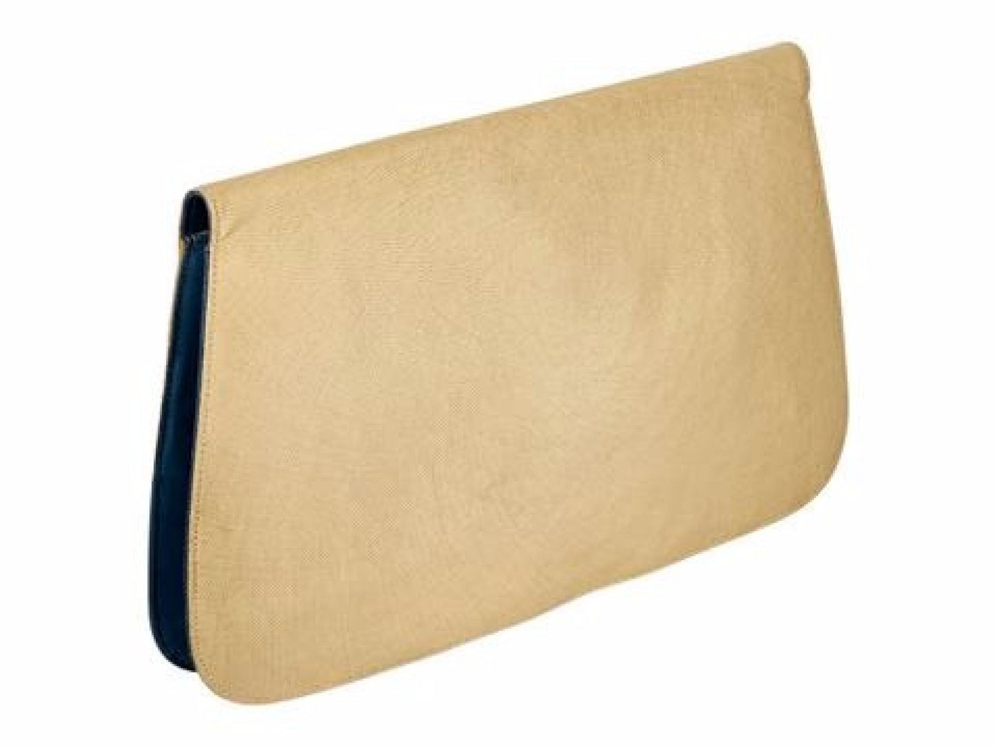 Tan & Blue   Gucci Leather Clutch