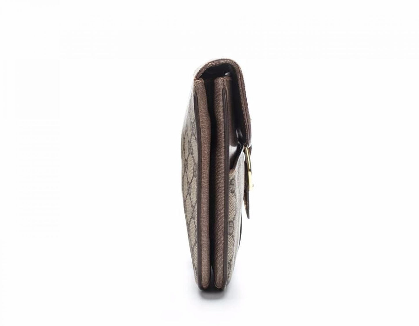Gucci Beige Monogram GG Supreme   Clutch Bag