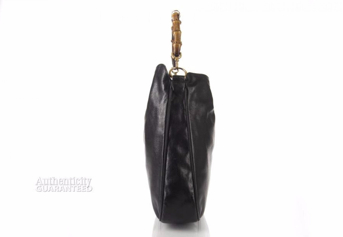 Gucci   Black Leather Bamboo Diana Bag