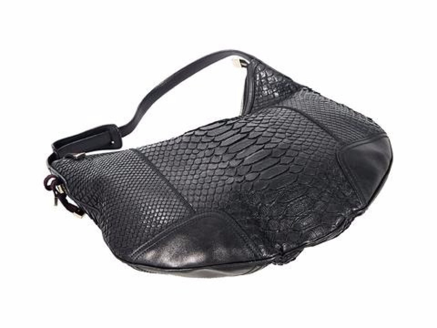 Black Gucci Python Hobo Bag