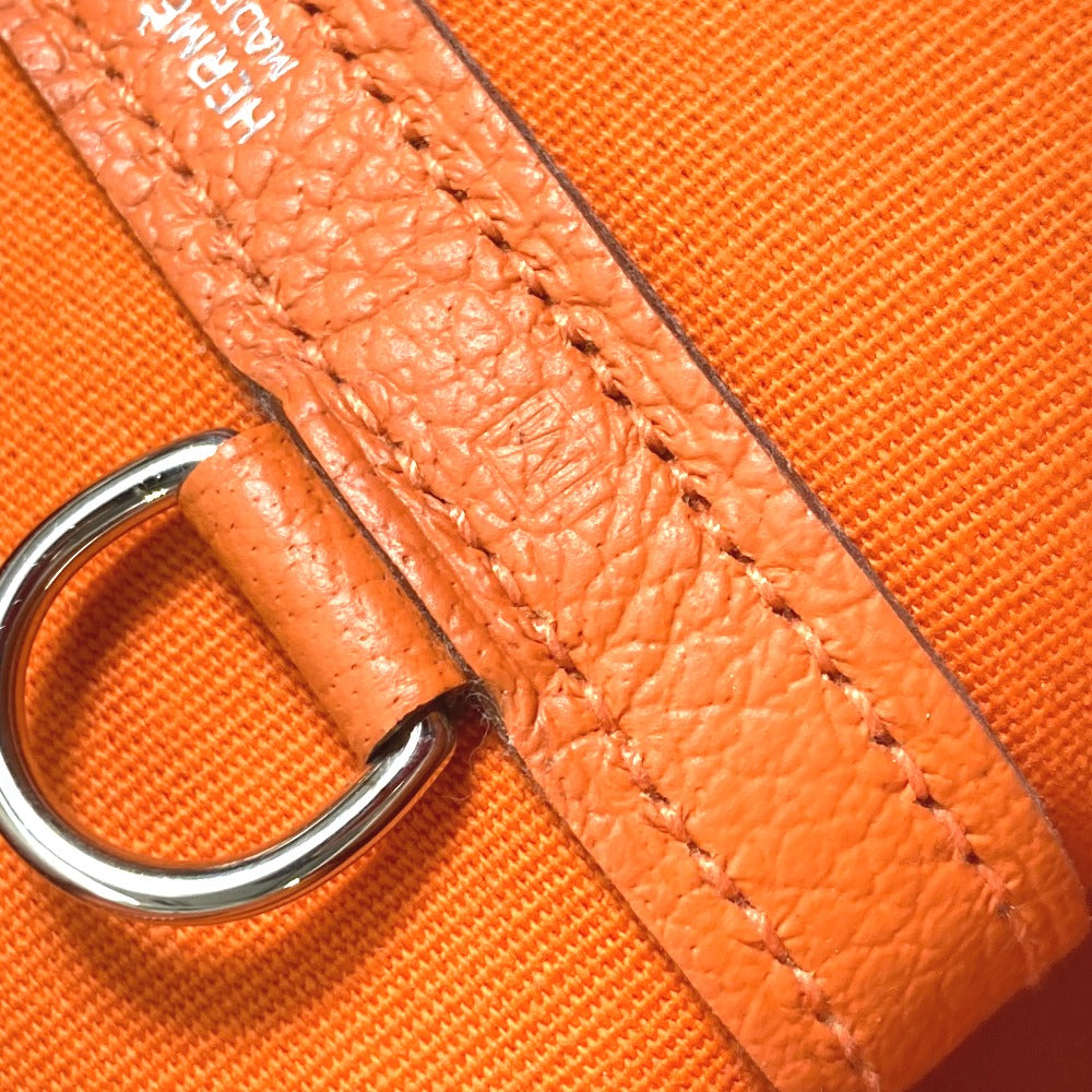 HERMES Tote Bag Towar Officier Orange Shoulder Bag Shoulder Bag Garden Zip PM Women  d