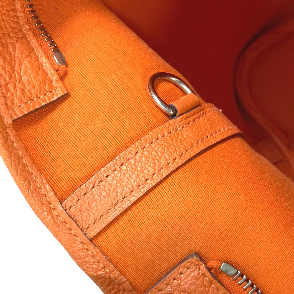 HERMES Tote Bag Towar Officier Orange Shoulder Bag Shoulder Bag Garden Zip PM Women  d
