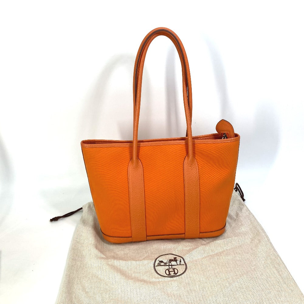 HERMES Tote Bag Towar Officier Orange Shoulder Bag Shoulder Bag Garden Zip PM Women  d