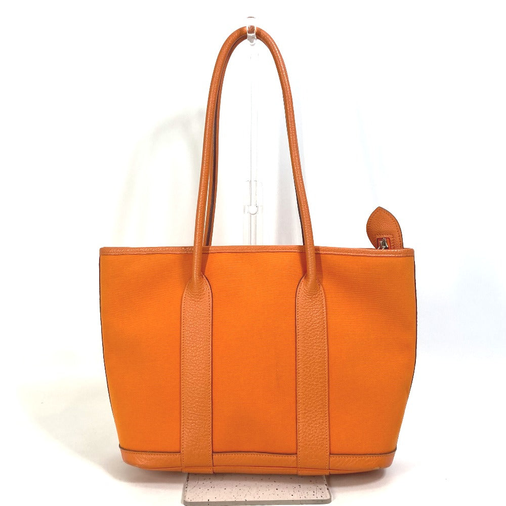 HERMES Tote Bag Towar Officier Orange Shoulder Bag Shoulder Bag Garden Zip PM Women  d