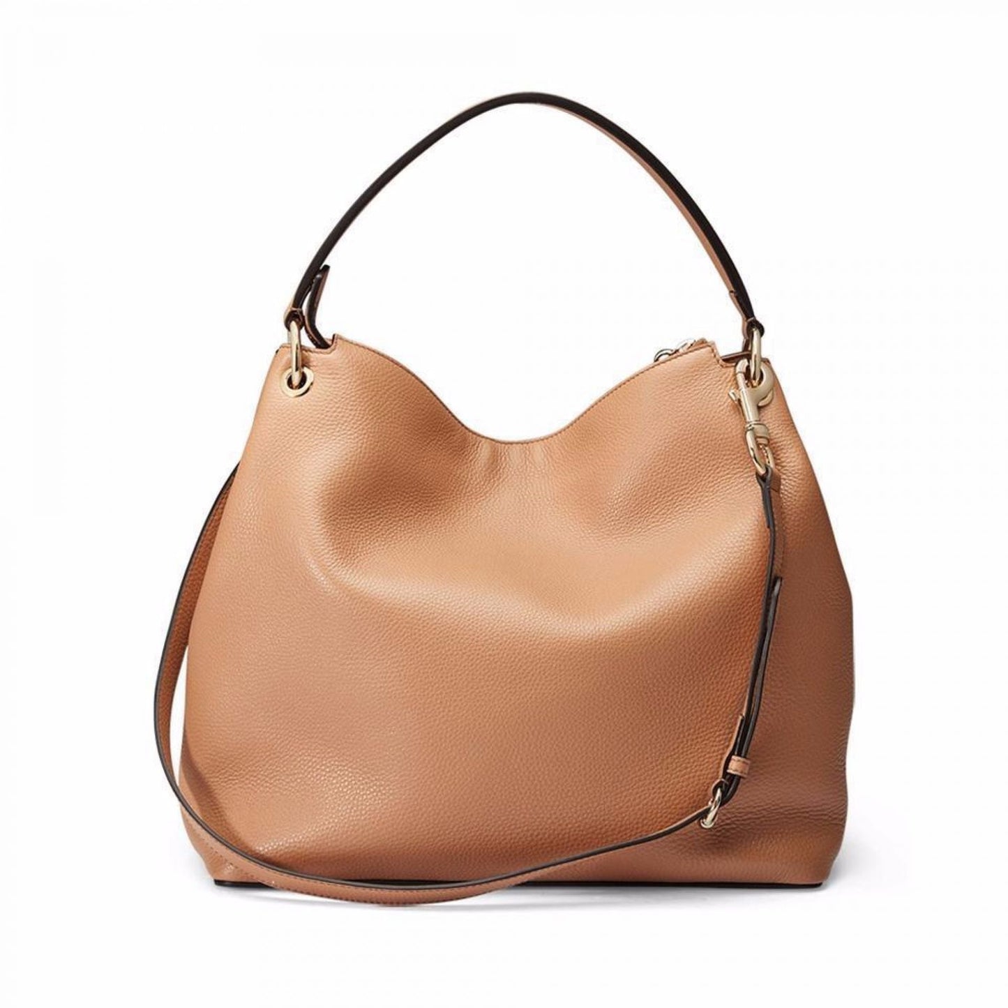 GUCCI SOHO LARGE LEATHER CELLARIUS BAG, CAMELIA