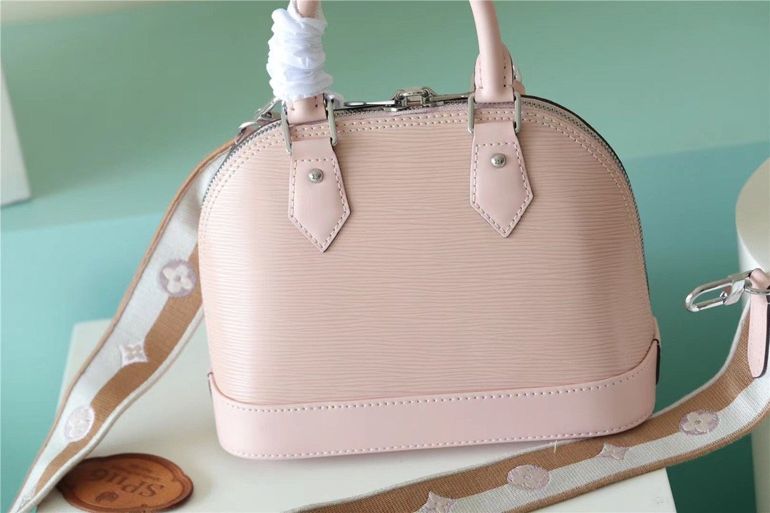 Top Quality Alma BB Epi Quartz White For Women,  Shoulder And Crossbody Bags 23.5cm/9.3in Top Quality
