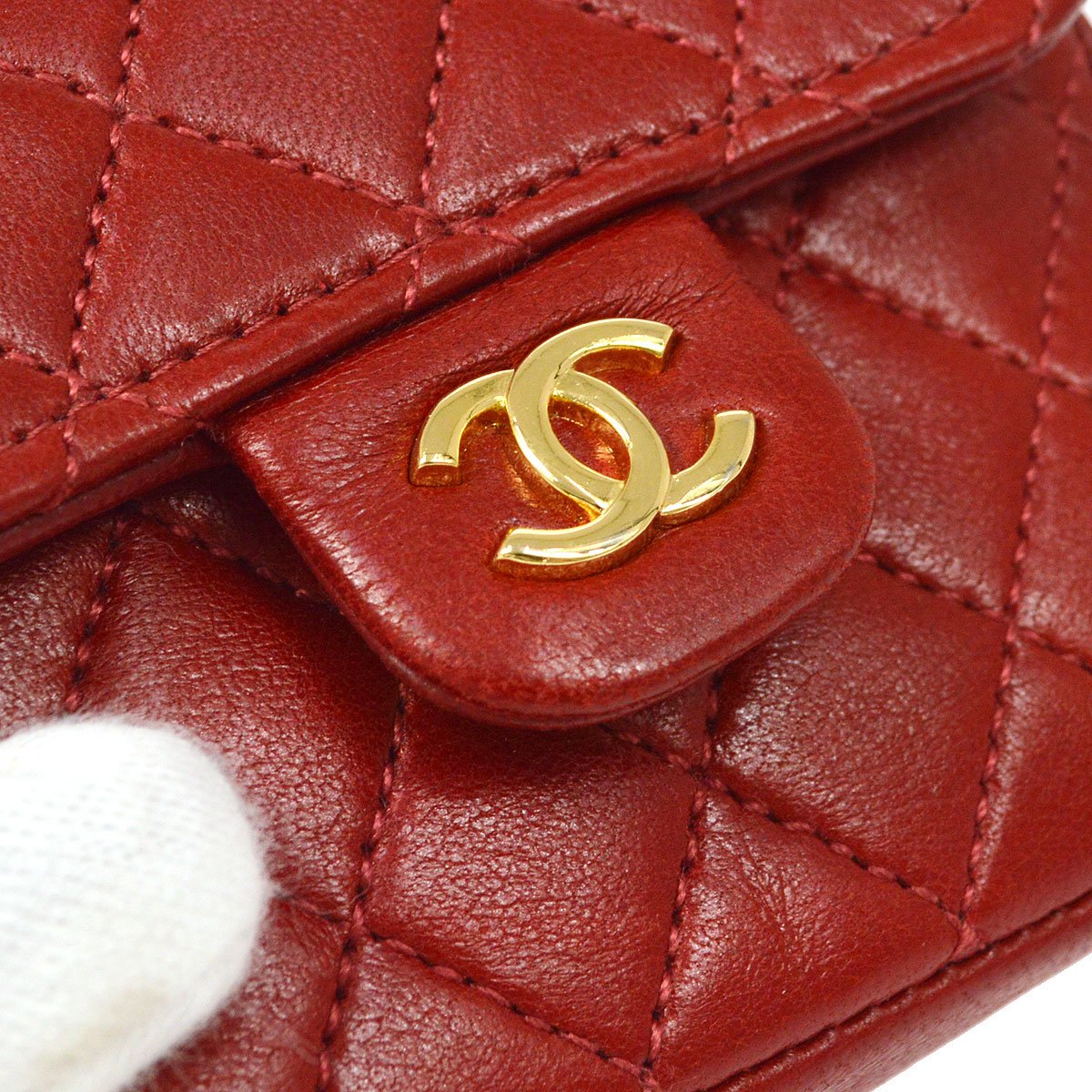 CHANEL 1990s Lambskin Belt Bag Micro
