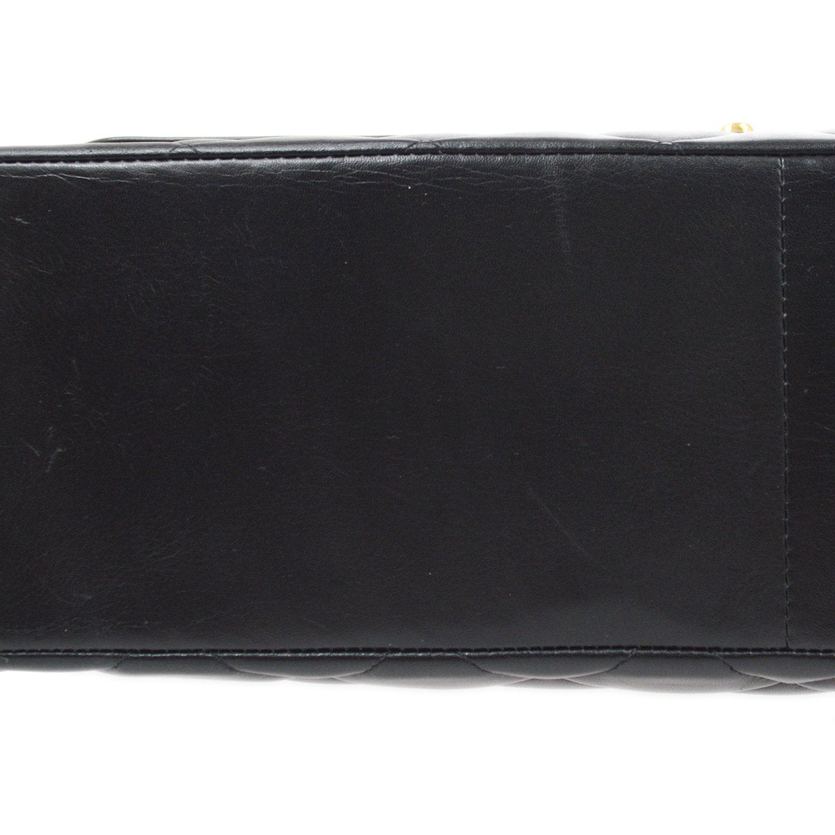 CHANEL 1991-1994 CC Flap Maxi Black Lambskin 61273