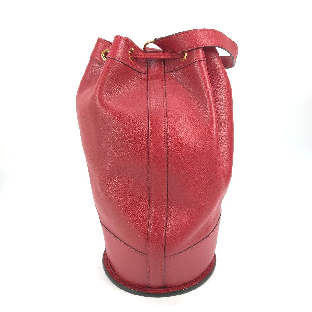 HERMES Shoulder Bag Courchevel Red Shoulder bag, Drawstring bag Standy Women  d
