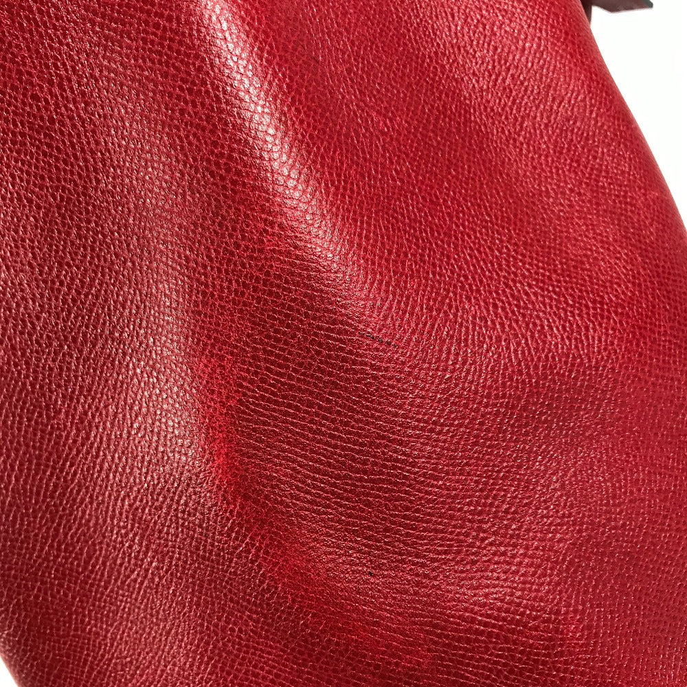 HERMES Shoulder Bag Courchevel Red Shoulder bag, Drawstring bag Standy Women  d