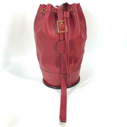 HERMES Shoulder Bag Courchevel Red Shoulder bag, Drawstring bag Standy Women  d