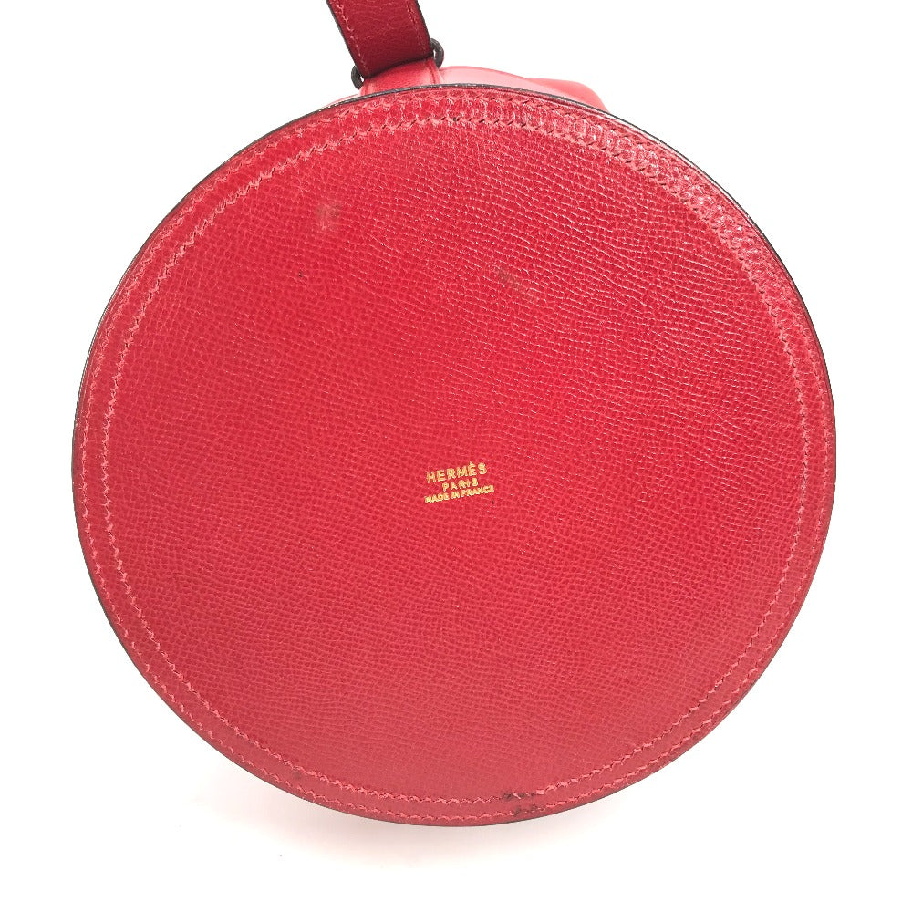 HERMES Shoulder Bag Courchevel Red Shoulder bag, Drawstring bag Standy Women  d