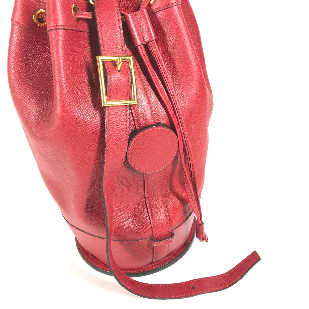 HERMES Shoulder Bag Courchevel Red Shoulder bag, Drawstring bag Standy Women  d
