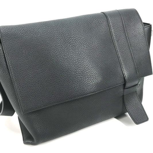 HERMES Shoulder Bag Taurillon Clemence black Crossbody bag Sac Alfred 35 mens  d
