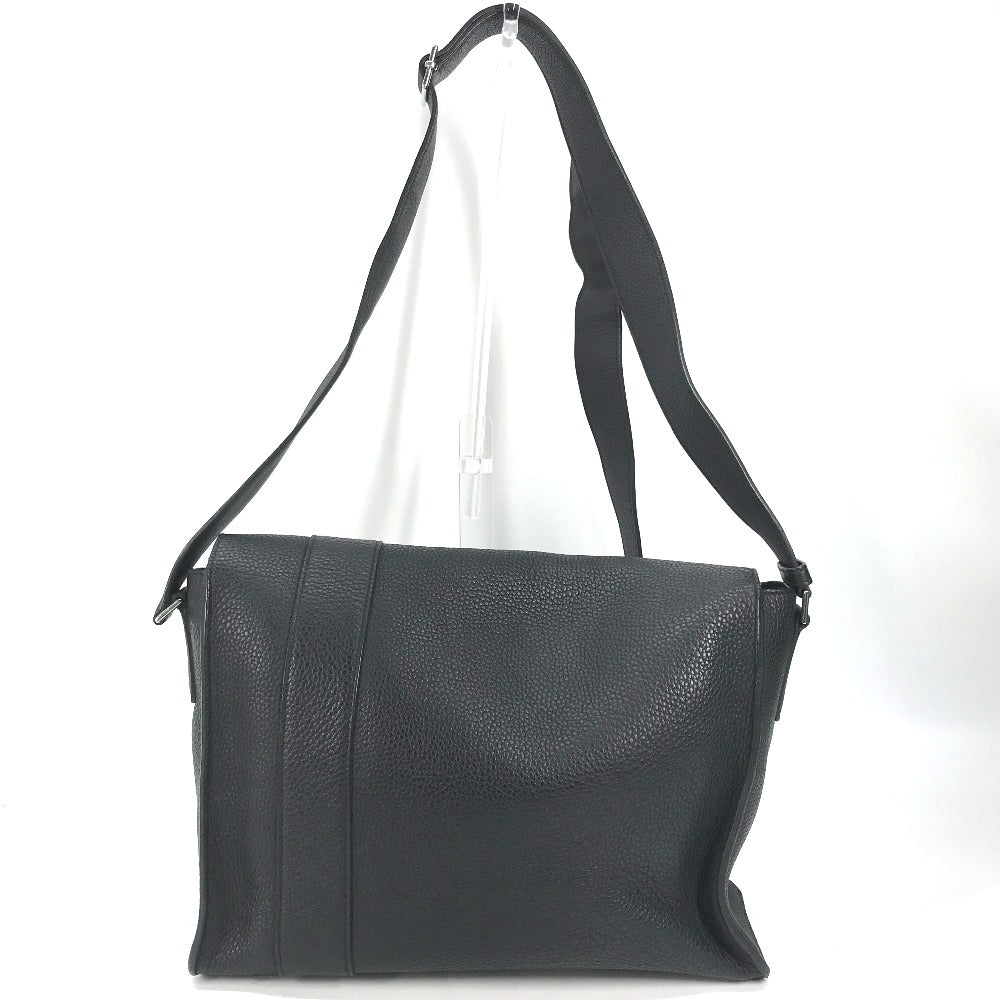HERMES Shoulder Bag Taurillon Clemence black Crossbody bag Sac Alfred 35 mens  d