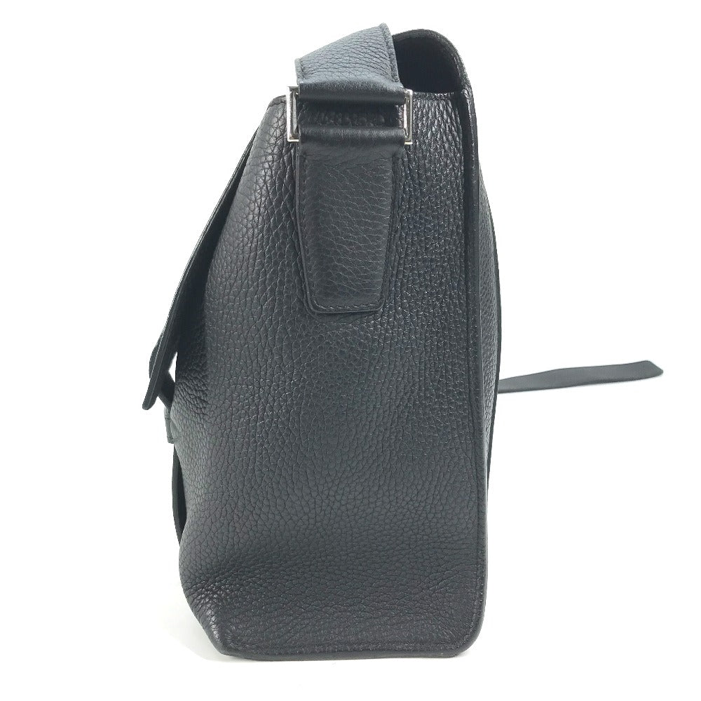 HERMES Shoulder Bag Taurillon Clemence black Crossbody bag Sac Alfred 35 mens  d