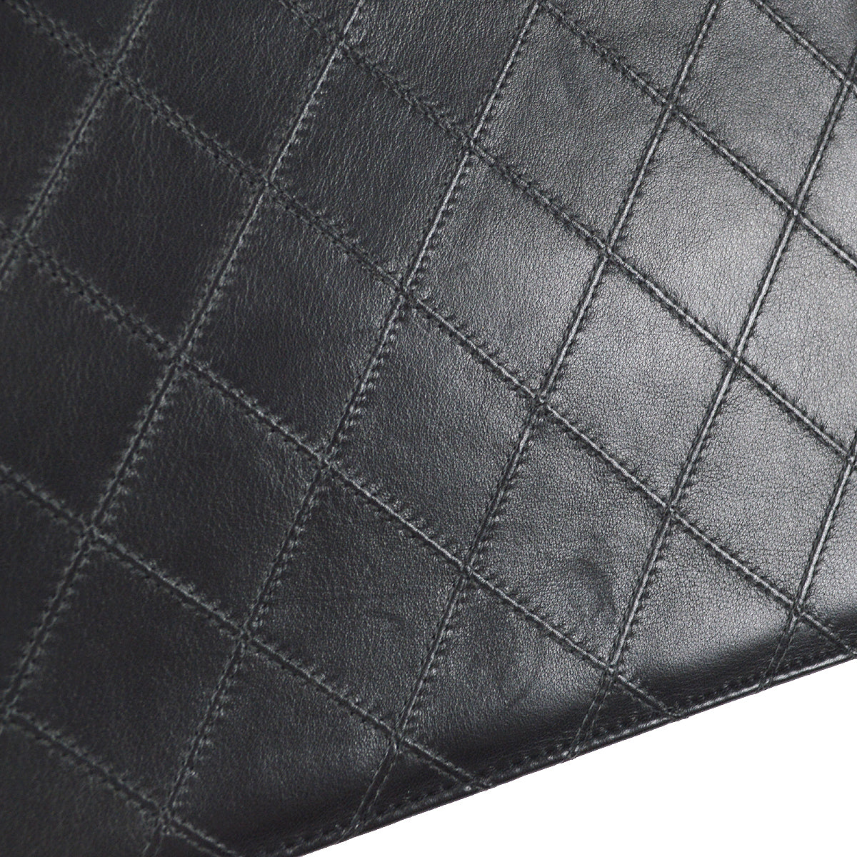 Chanel 1994-19996 Cosmoline Vanity Handbag Black Lambskin