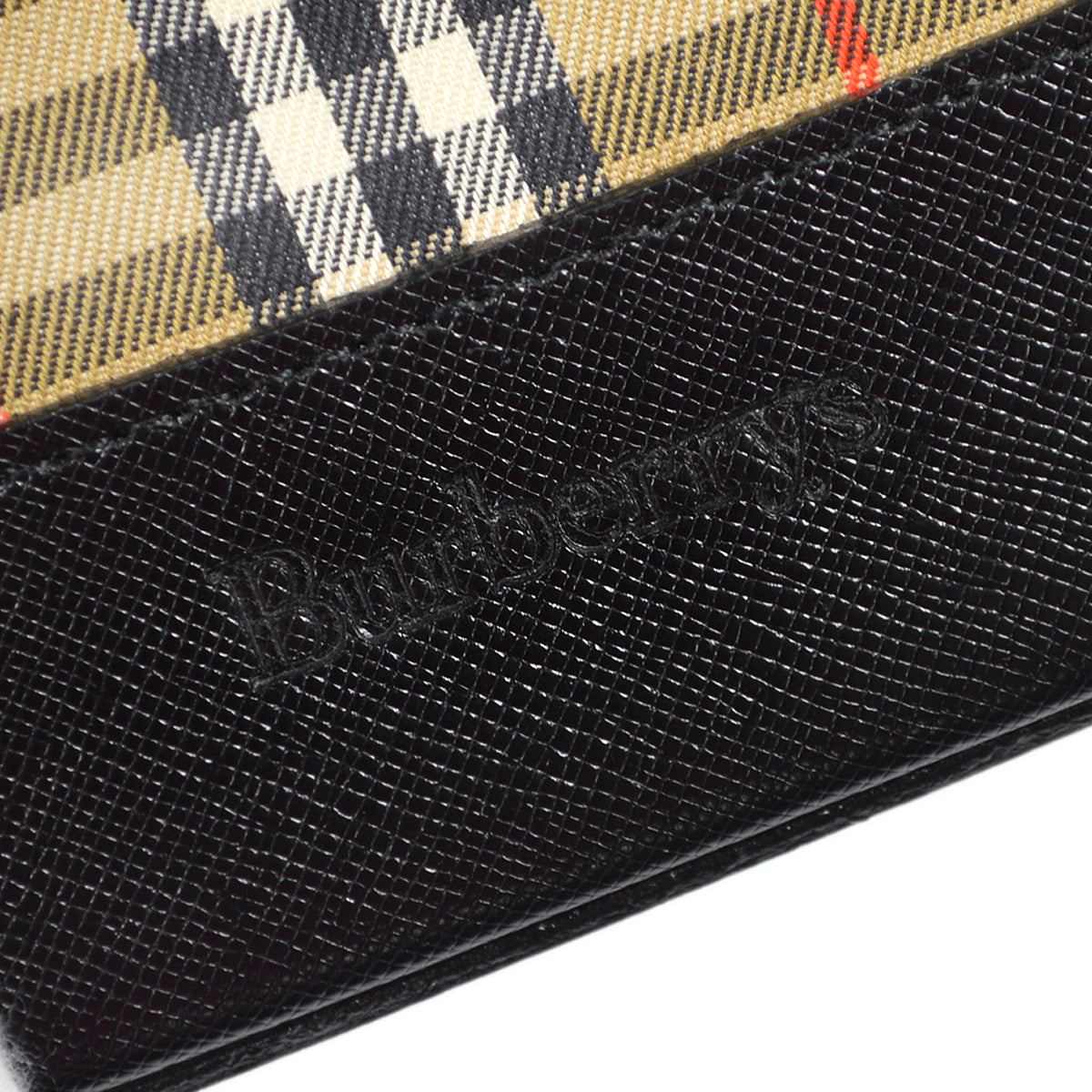 Burberry Ho  Check HandBag Beige 78098