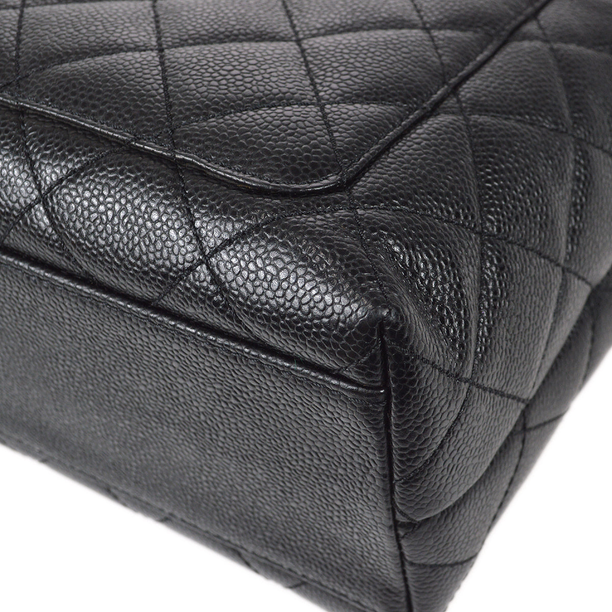 CHANEL 2001-2003 Kelly 30 Black Caviar 67855