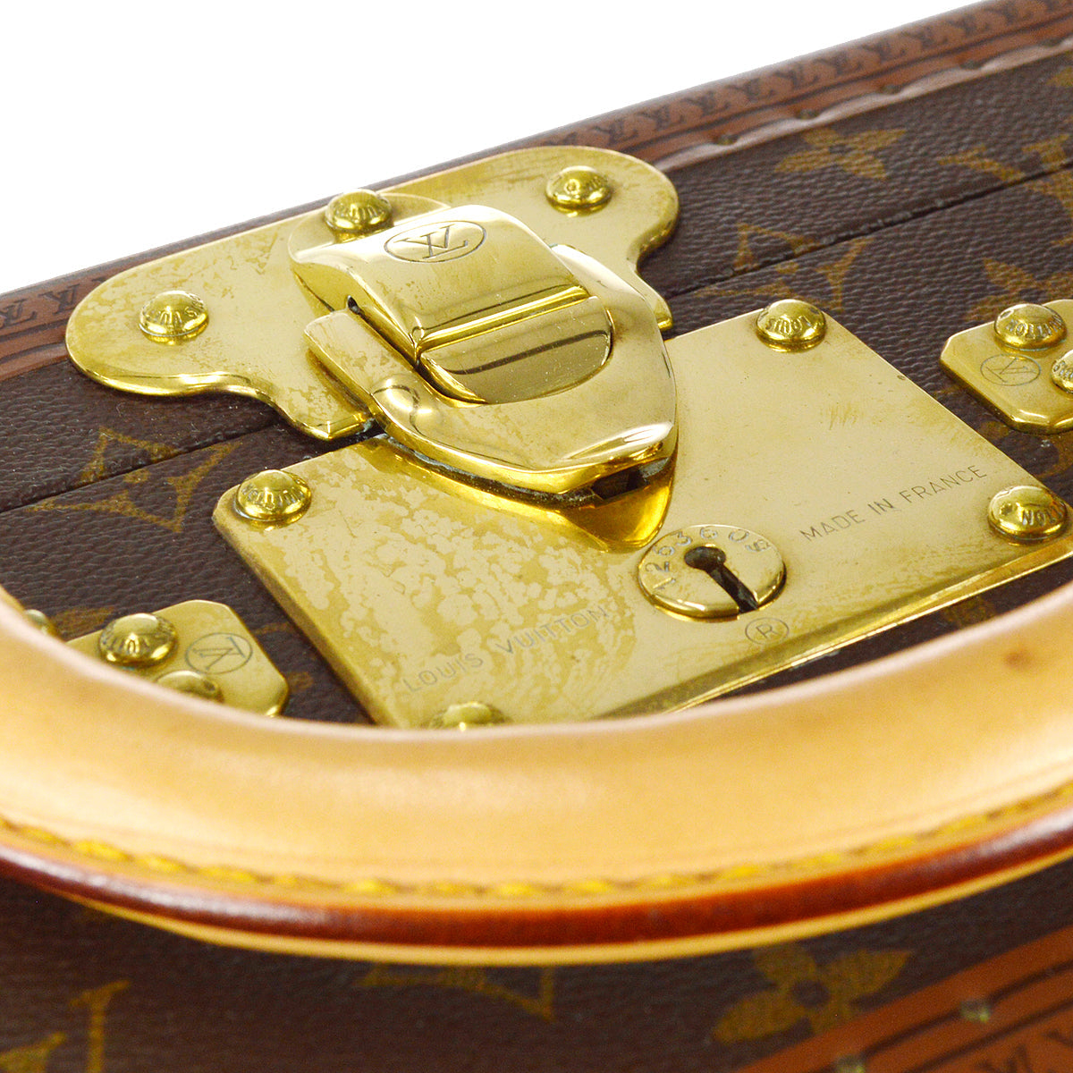 Louis Vuitton Bisten 60 Trunk Luggage Suitcase Monogram M21326