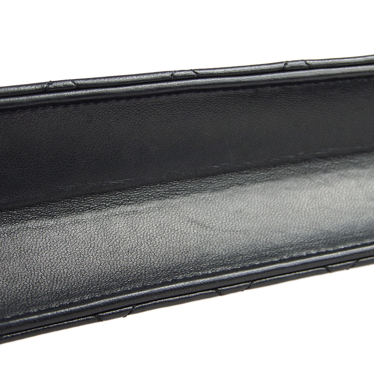 Chanel * 1989-1991 Small Double Turnlock Handbag Black Lambskin