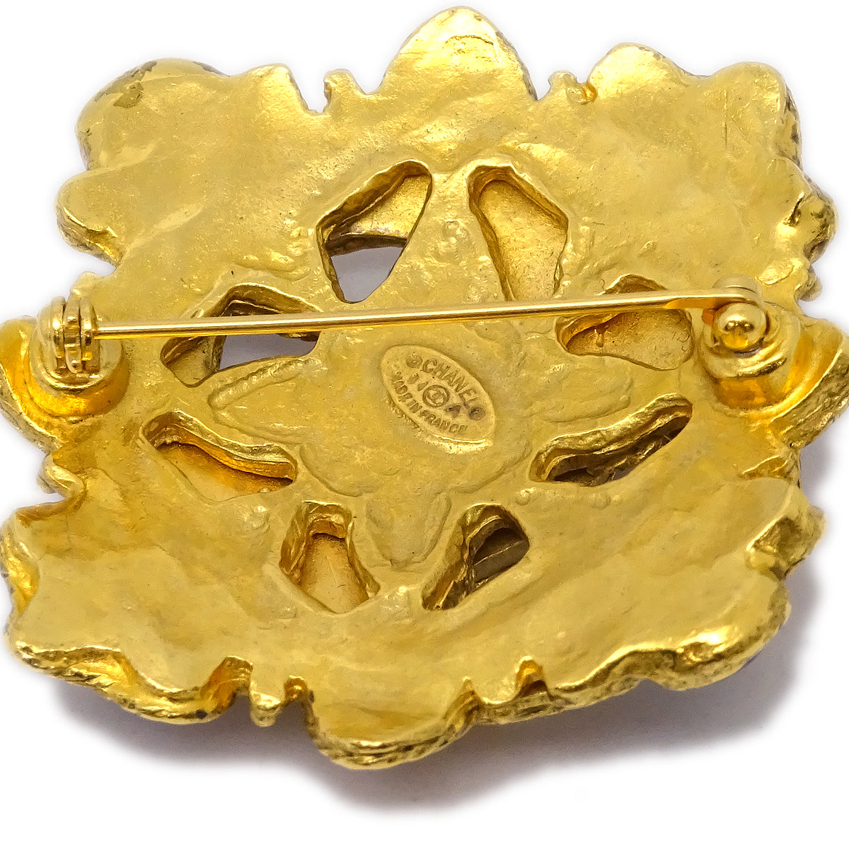 Chanel 1994 Filigree Gripoix Brooch Pin