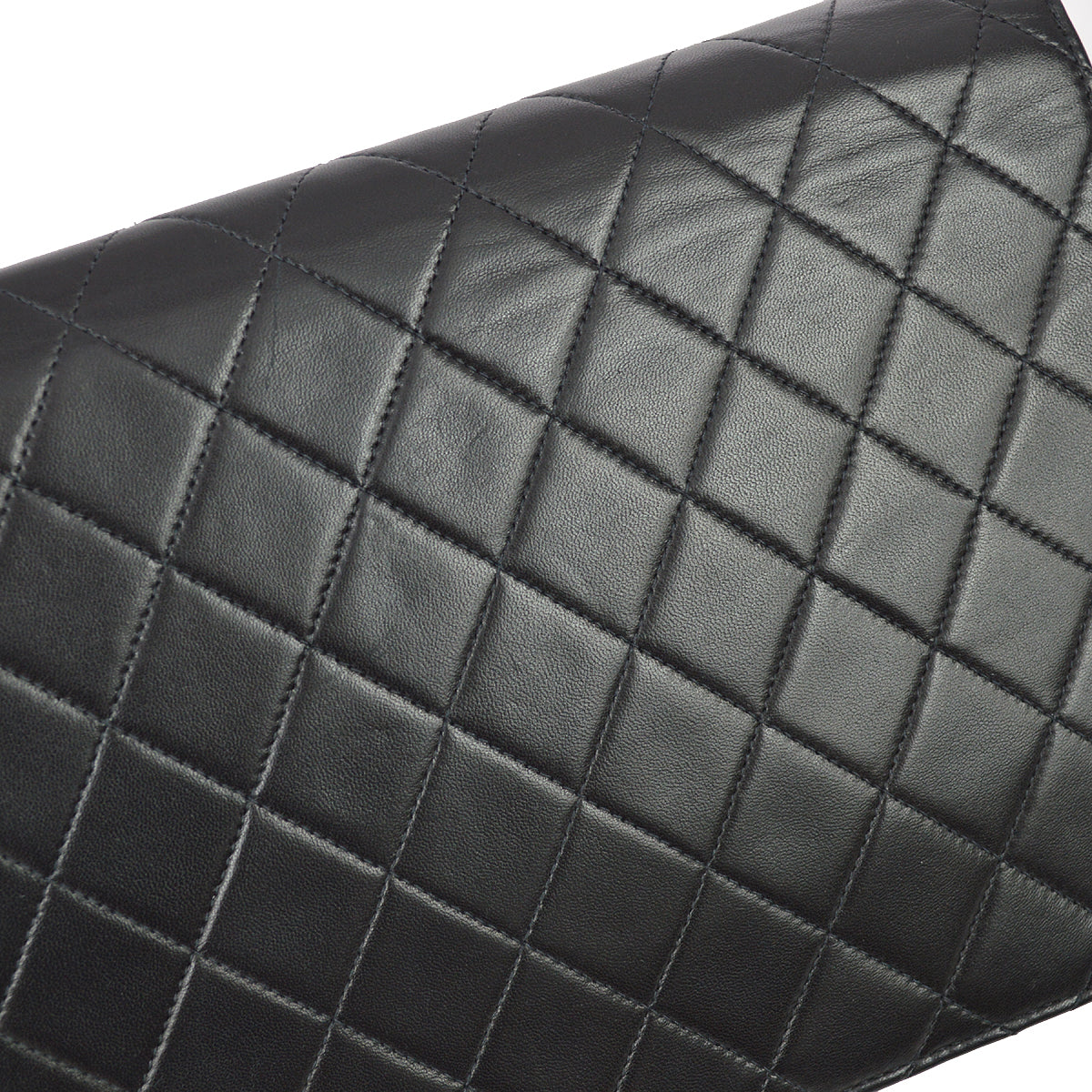 Chanel 2001-2003 Black Lambskin Classic Single Flap Shoulder Bag