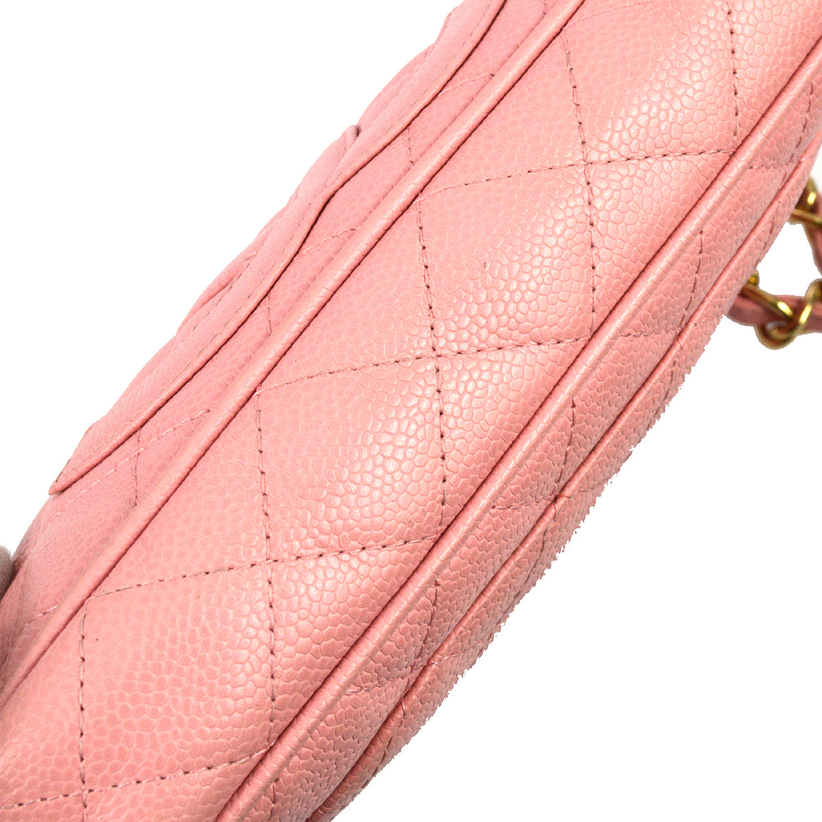 Chanel 2003-2004 Pink Caviar Shoulder Bag