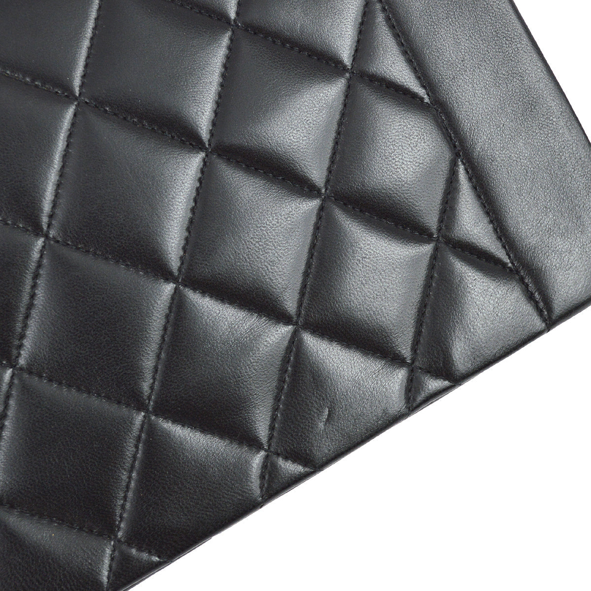 Chanel 1991-1994 Black Lambskin Medium Diana Flap Bag