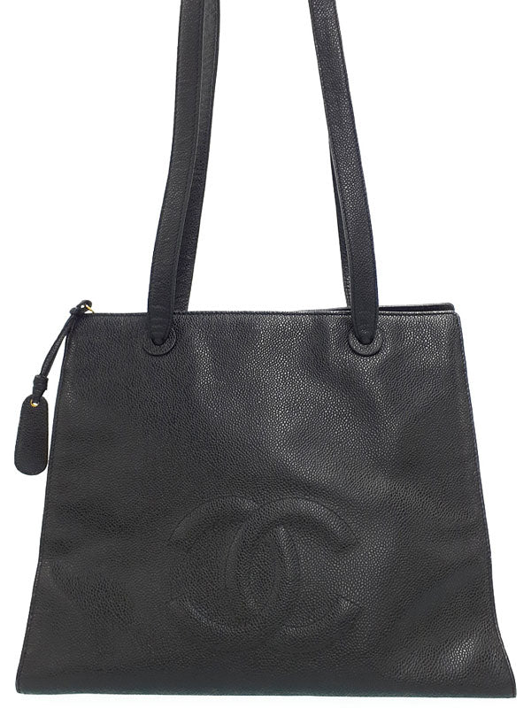 Chanel Coco Mark Black Shoulder Bag