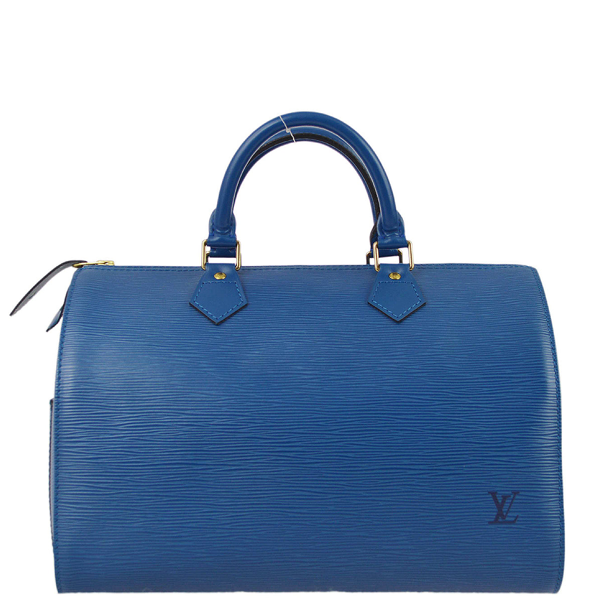 Louis Vuitton 1995 Blue Epi Speedy 30 Handbag M43005