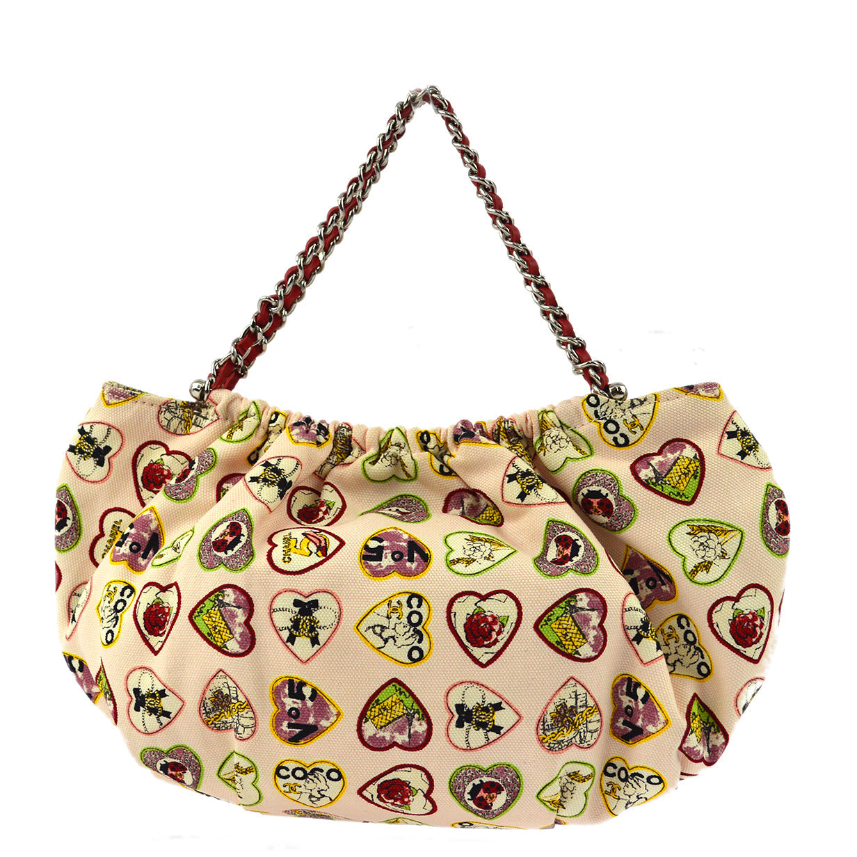 Chanel 2006 Canvas Valentine Handbag