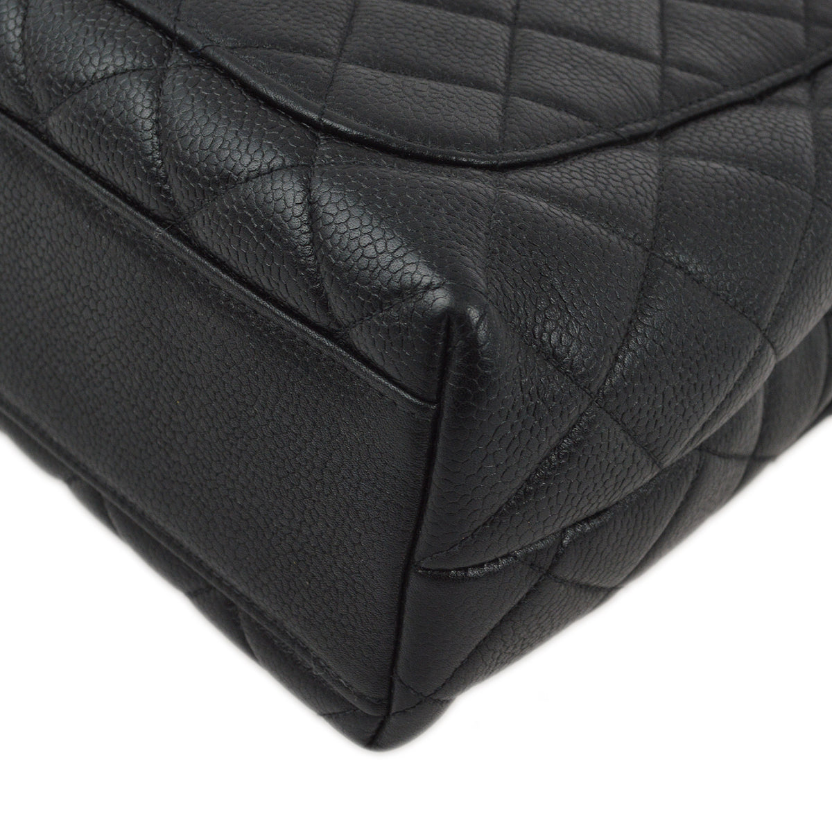 Chanel 1996-1997 Black Caviar Kelly Handbag