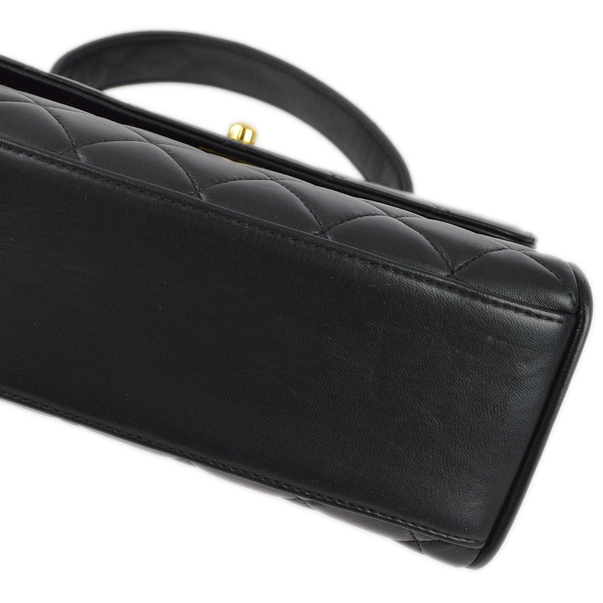 Chanel 1996-1997 Black Lambskin Handbag