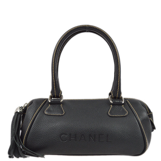 Chanel 2003-2004 Black Calfskin Handbag