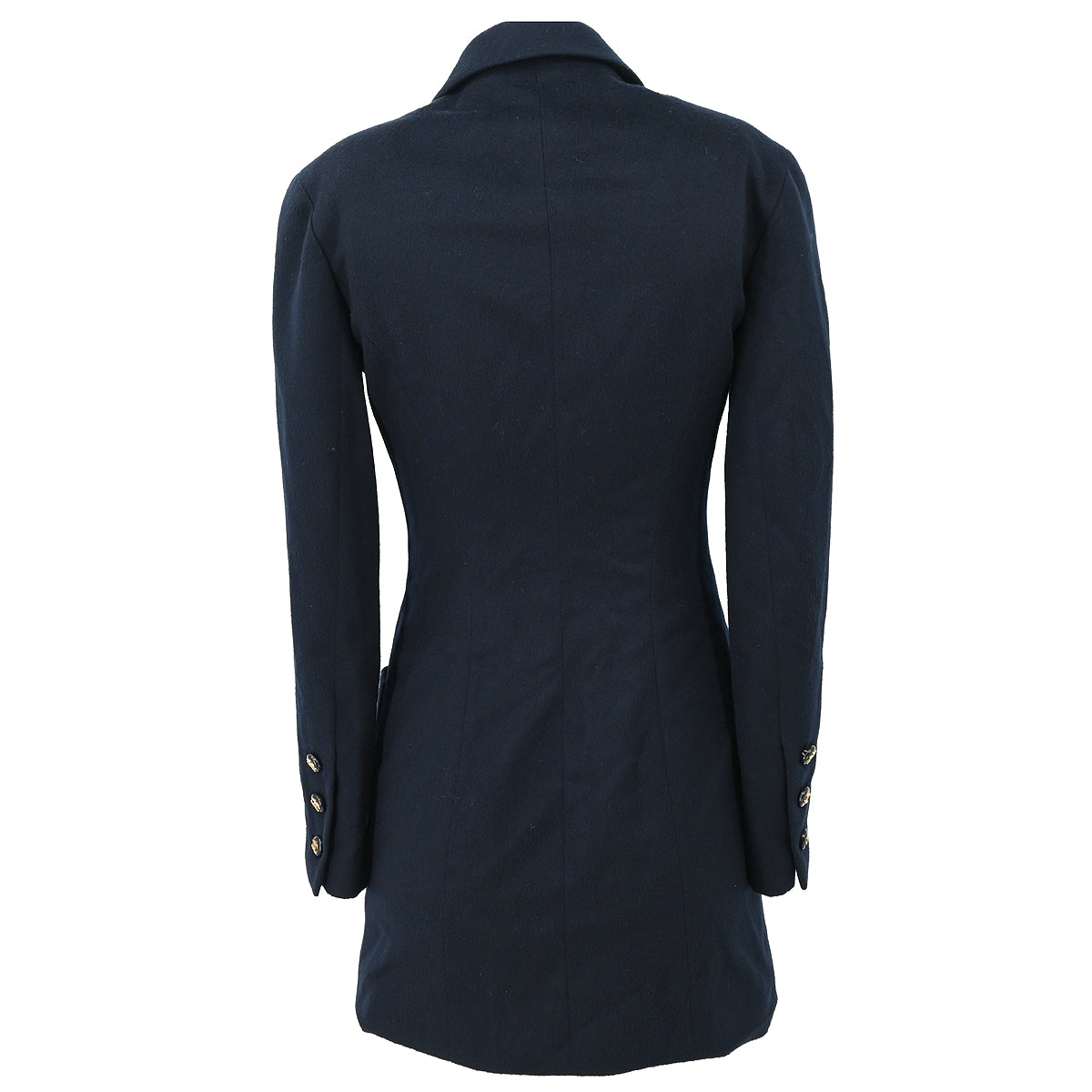 Chanel 1993 Single Breasted Jacket Navy #34