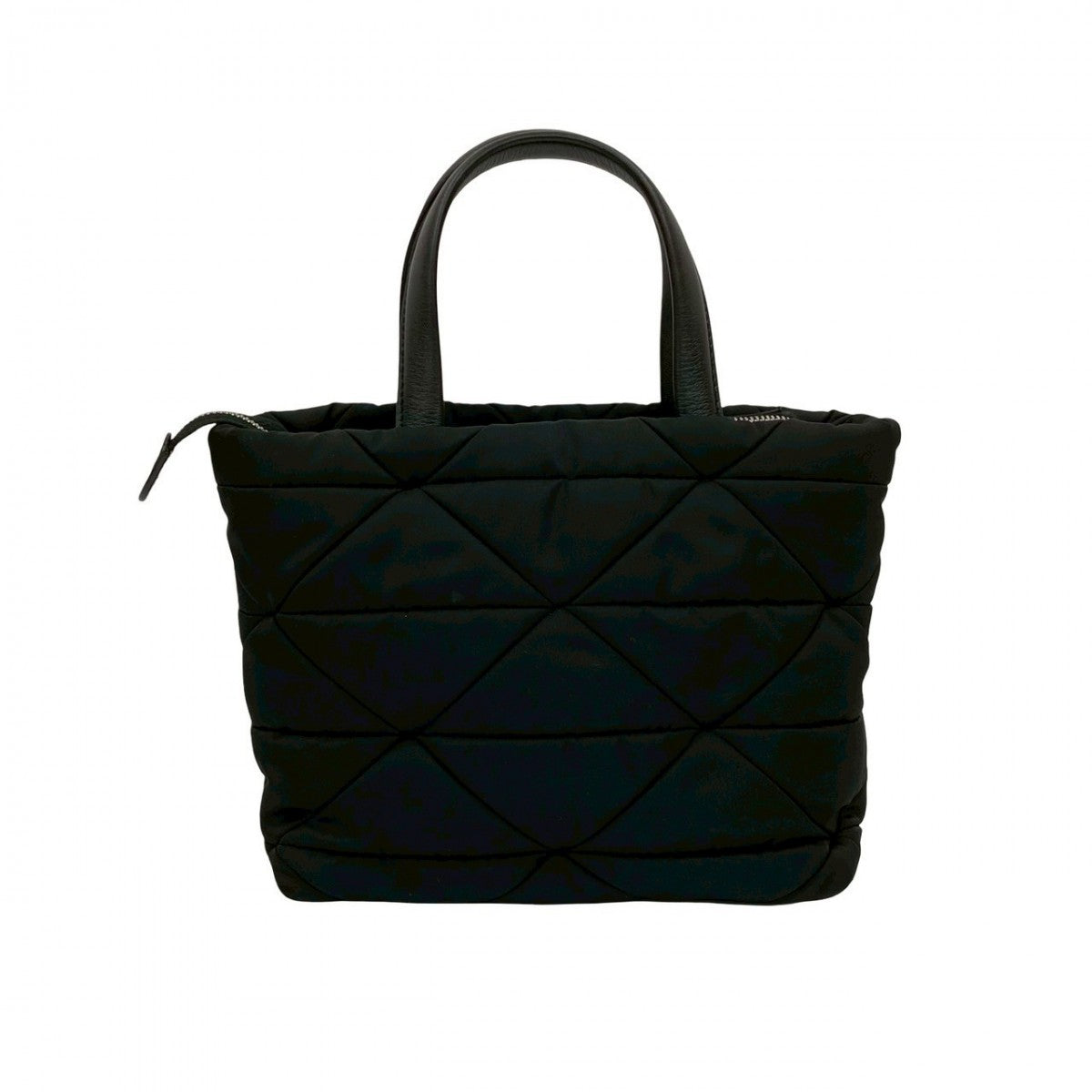 PRADA Shoulder Bag Nylon black Re-Nylon padding