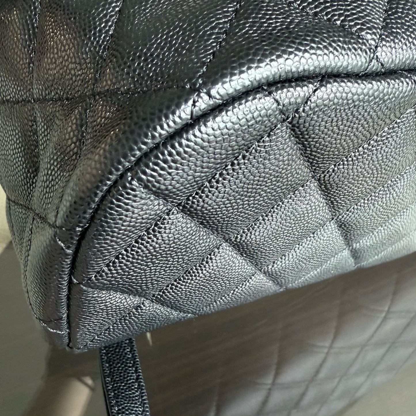Chanel Urban Spirit Backpack- Caviar Black Gold Hardware Microchip
