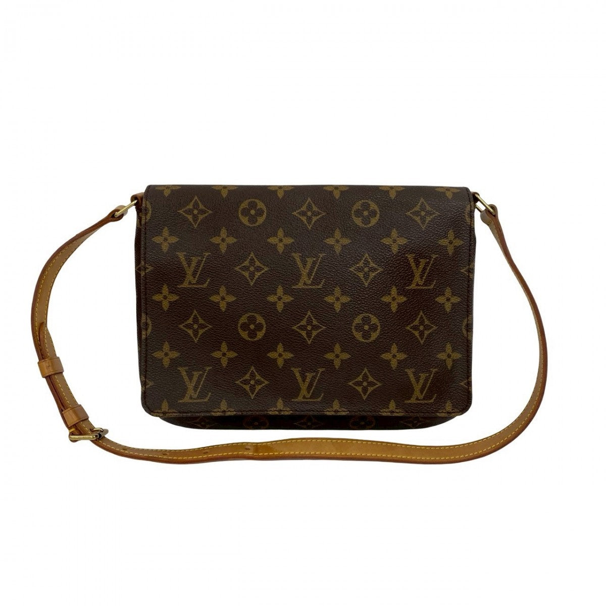 LOUIS VUITTON Shoulder Bag leather Brown Monogram M tte Tango