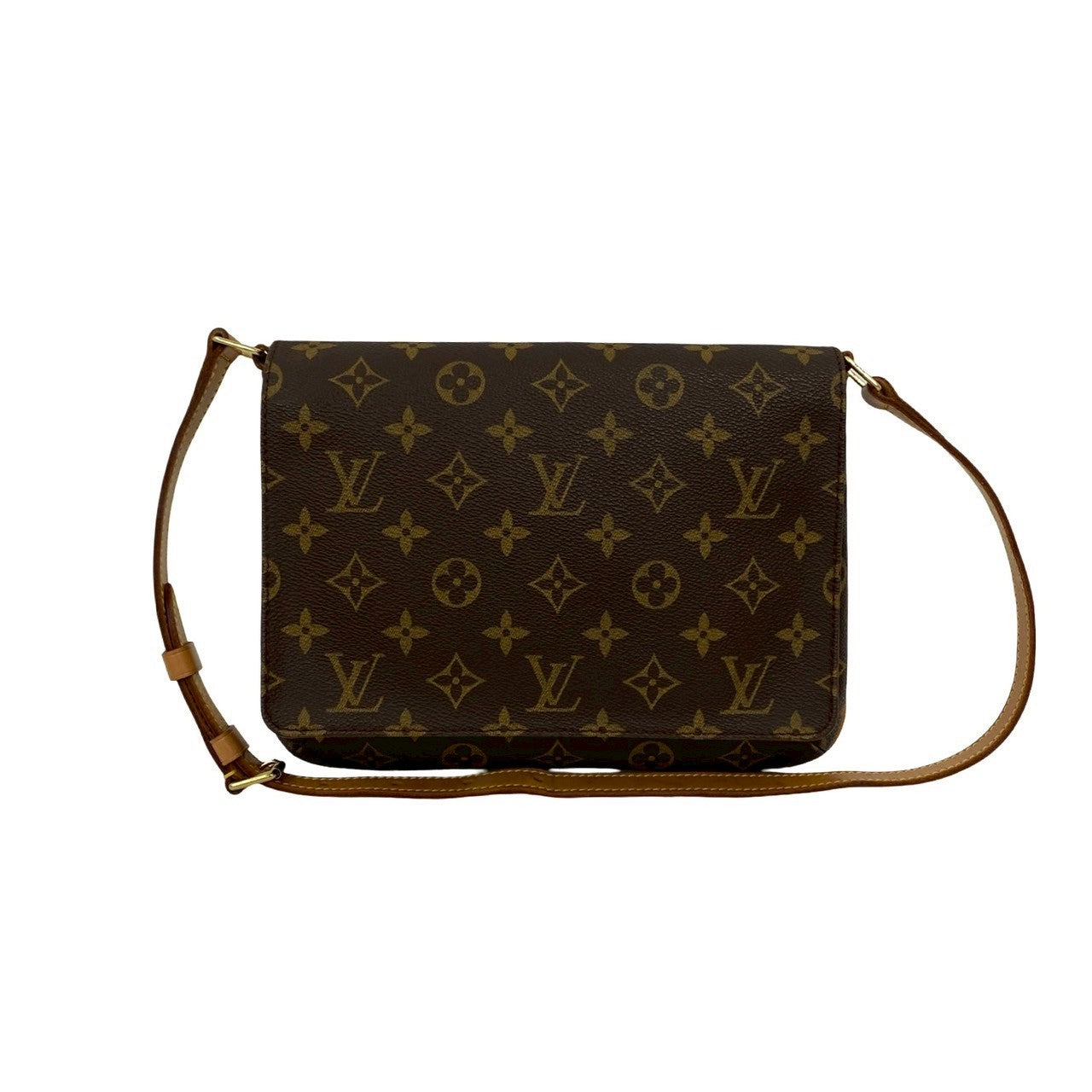 LOUIS VUITTON Shoulder Bag leather Brown Monogram M tte tango
