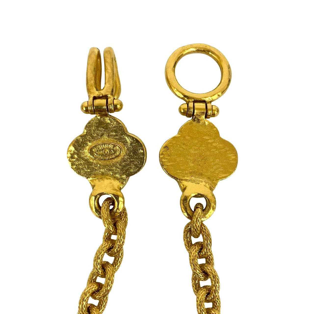 CHANEL Necklace Gold Plated gold