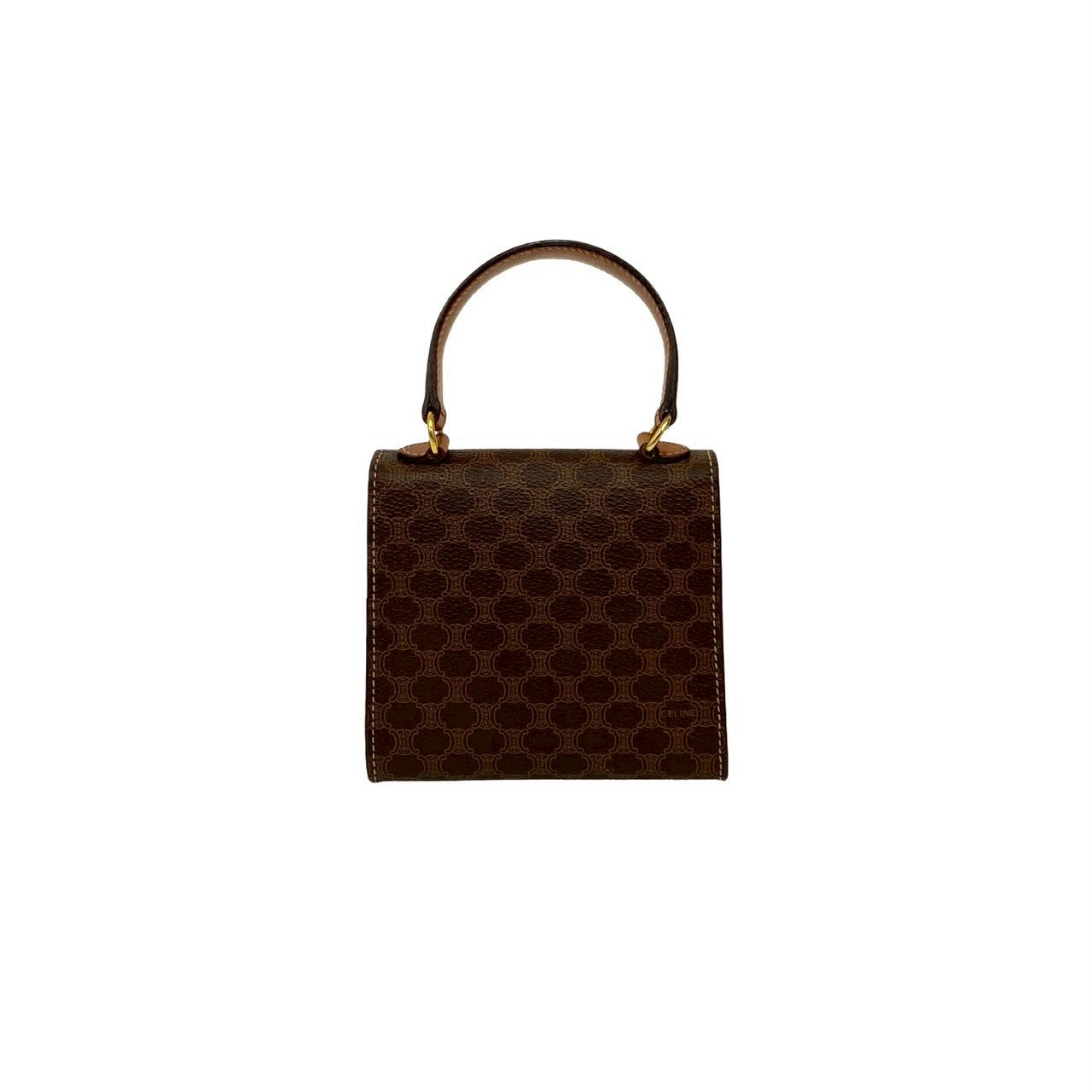 CELINE Shoulder Bag leather Brown