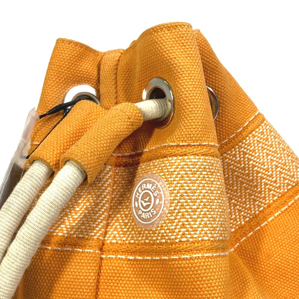 HERMES Shoulder Bag cotton Orange Shoulder Sac Marine Receive MM Women  d