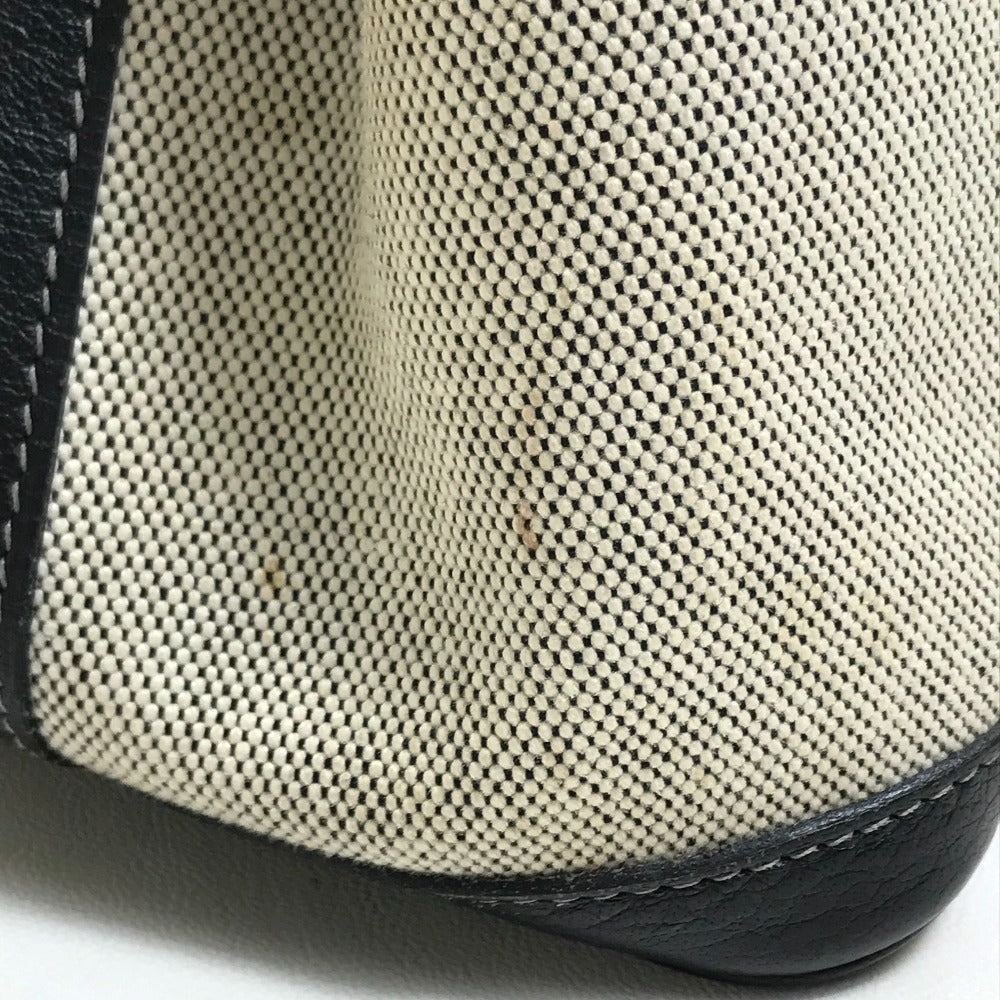HERMES Tote Bag Toilet ash / buffle skipper Black x Natural Garden party PM Women  d