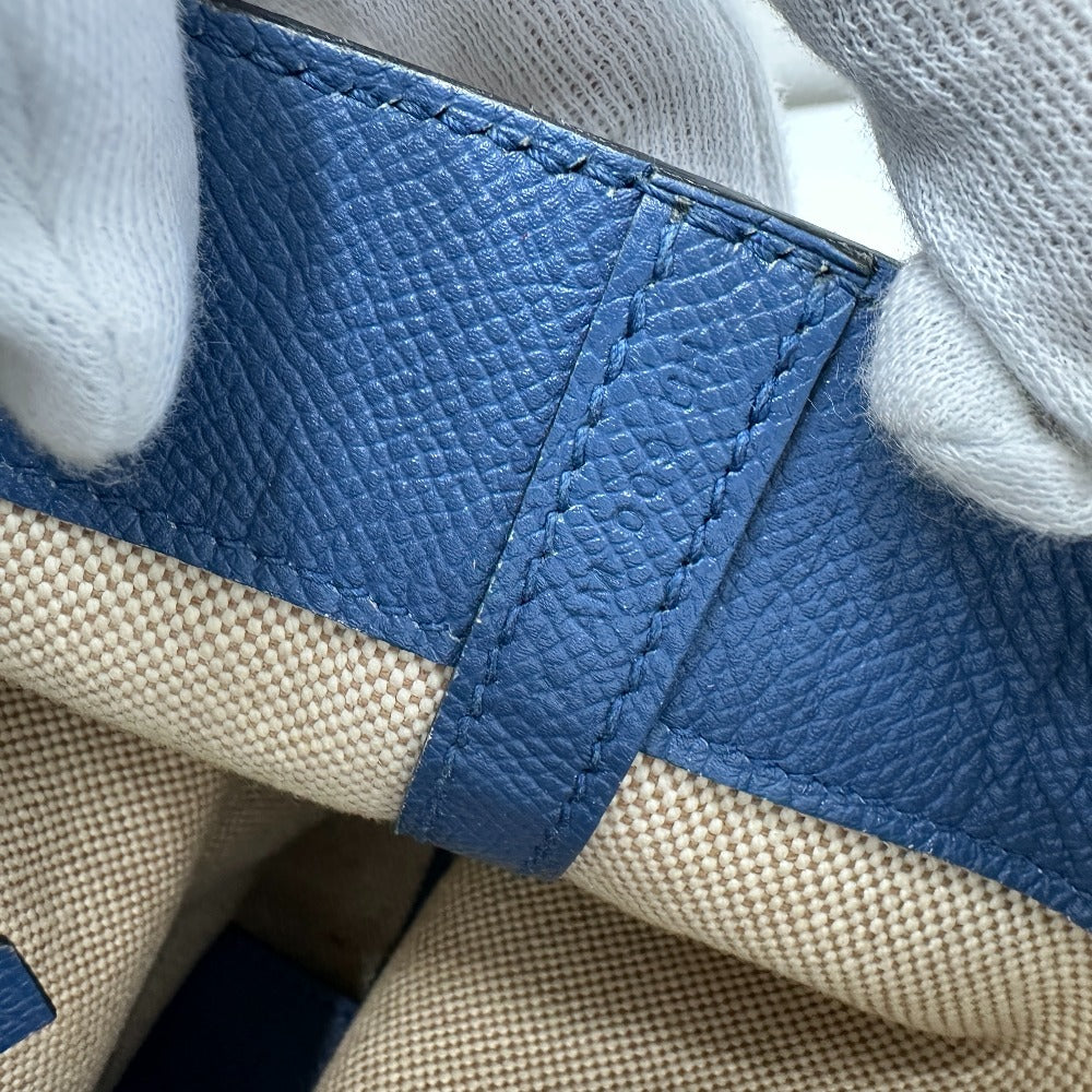 HERMES Tote Bag Epsom, Grizzly blue Maxi box cover 30 Women  d
