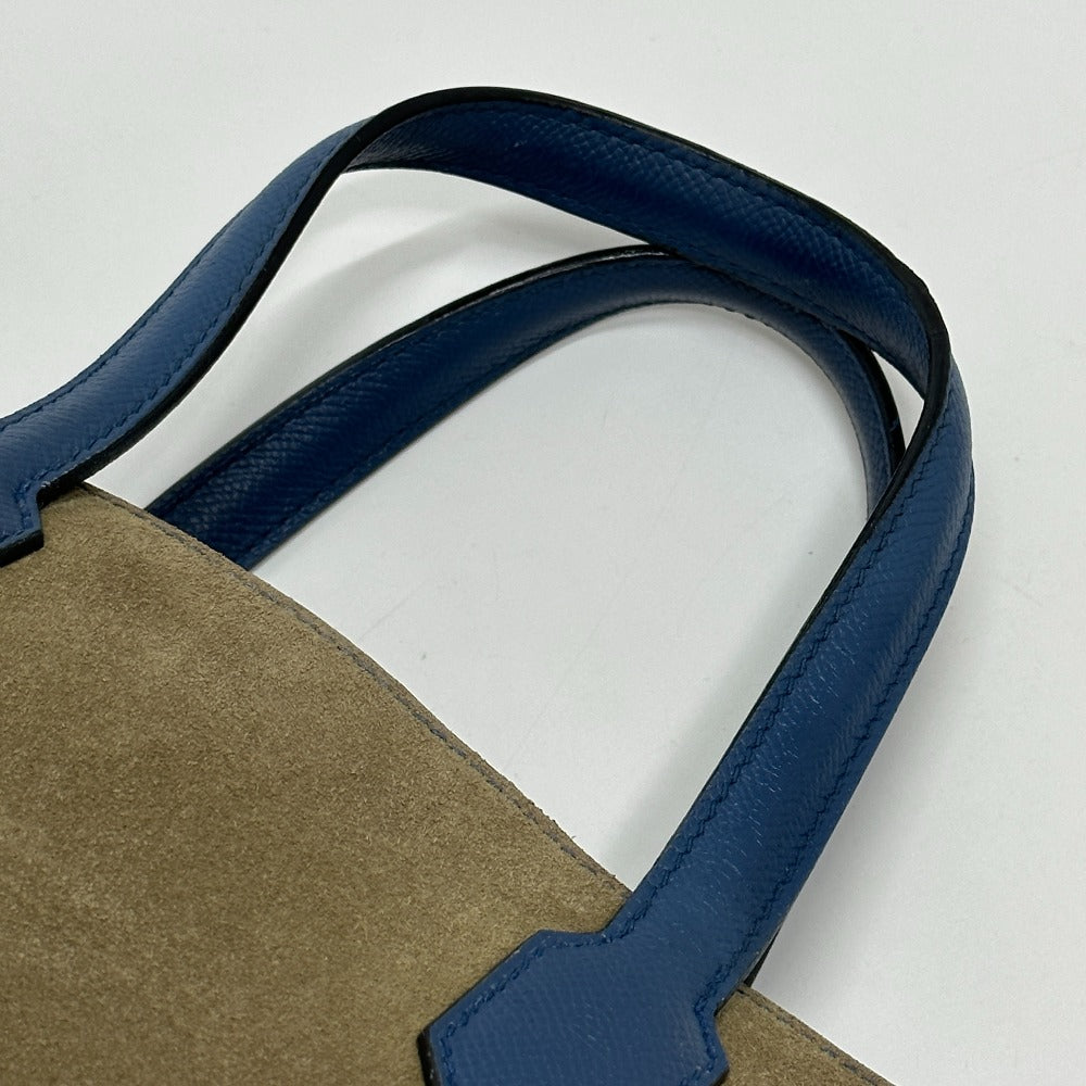 HERMES Tote Bag Epsom, Grizzly blue Maxi box cover 30 Women  d