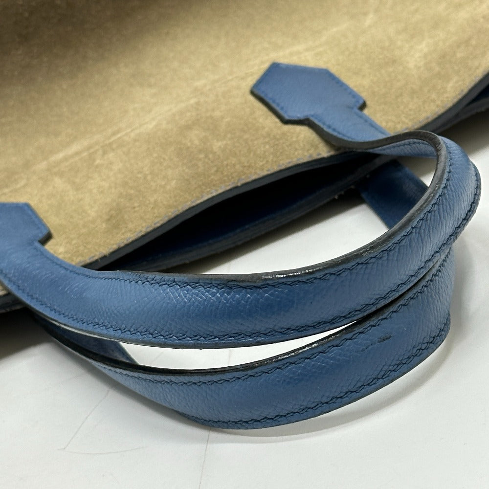 HERMES Tote Bag Epsom, Grizzly blue Maxi box cover 30 Women  d